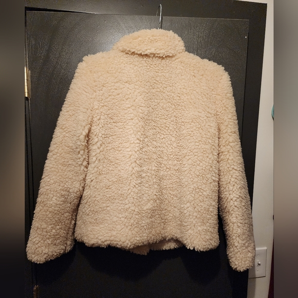 Cream sherpa jacket - Picture 2 of 3